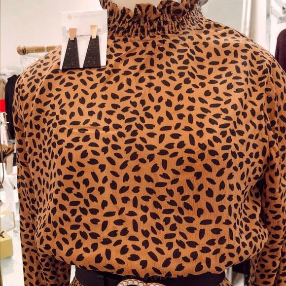 Adorn Boutique Leopard Print Dress - Size Medium - Picture 5 of 7